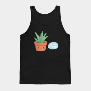 Cute Aloe Vera Says Aloe There Tank Top